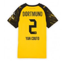 Borussia Dortmund Yan Couto #2 Koszulka Podstawowa damskie 2025-26 Krótki Rękaw